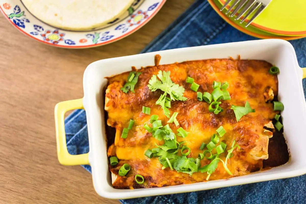 Chicken Enchiladas And Malbec